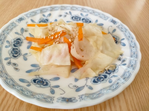 キャベツ人参炒め